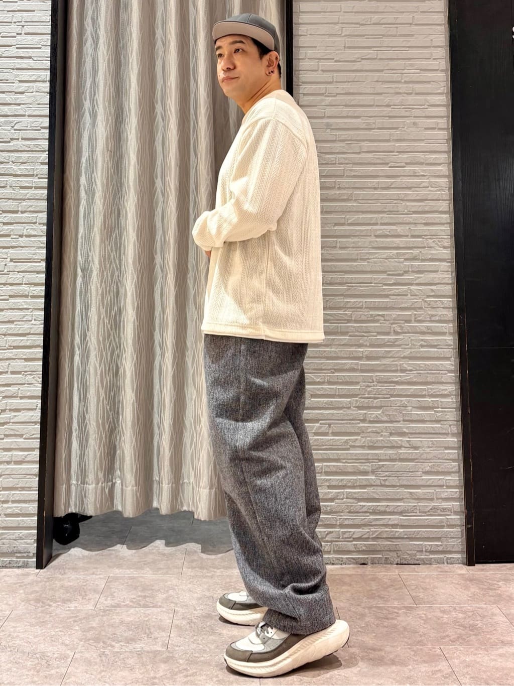 Pーyamaさんの「THE SHOP TK｜【軽くて、暖かい】SORONA／ソロナ 中綿ブルゾン 防風/軽量/洗濯機OK/フード脱着可」を使ったコーディネート