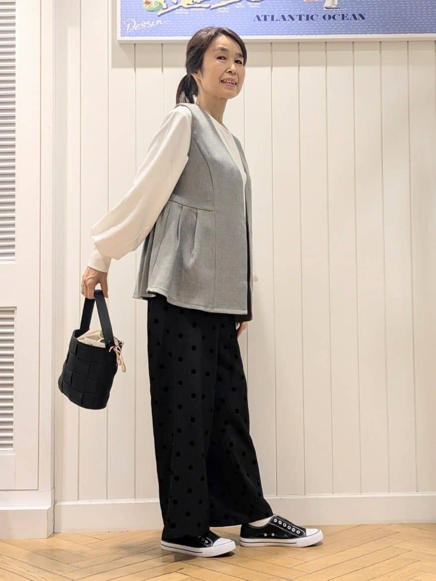 keikoさんの「Dessin｜【2WAY】メッシュバケツBAG」を使ったコーディネート