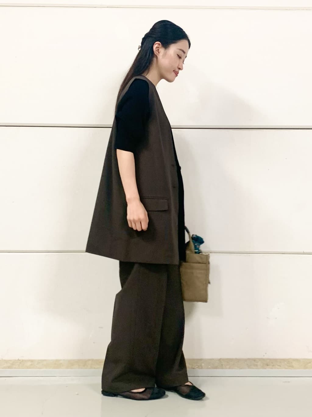 sahoさんの「THE SHOP TK｜ノーカラージレ【セットアップ可/洗濯機OK】」を使ったコーディネート