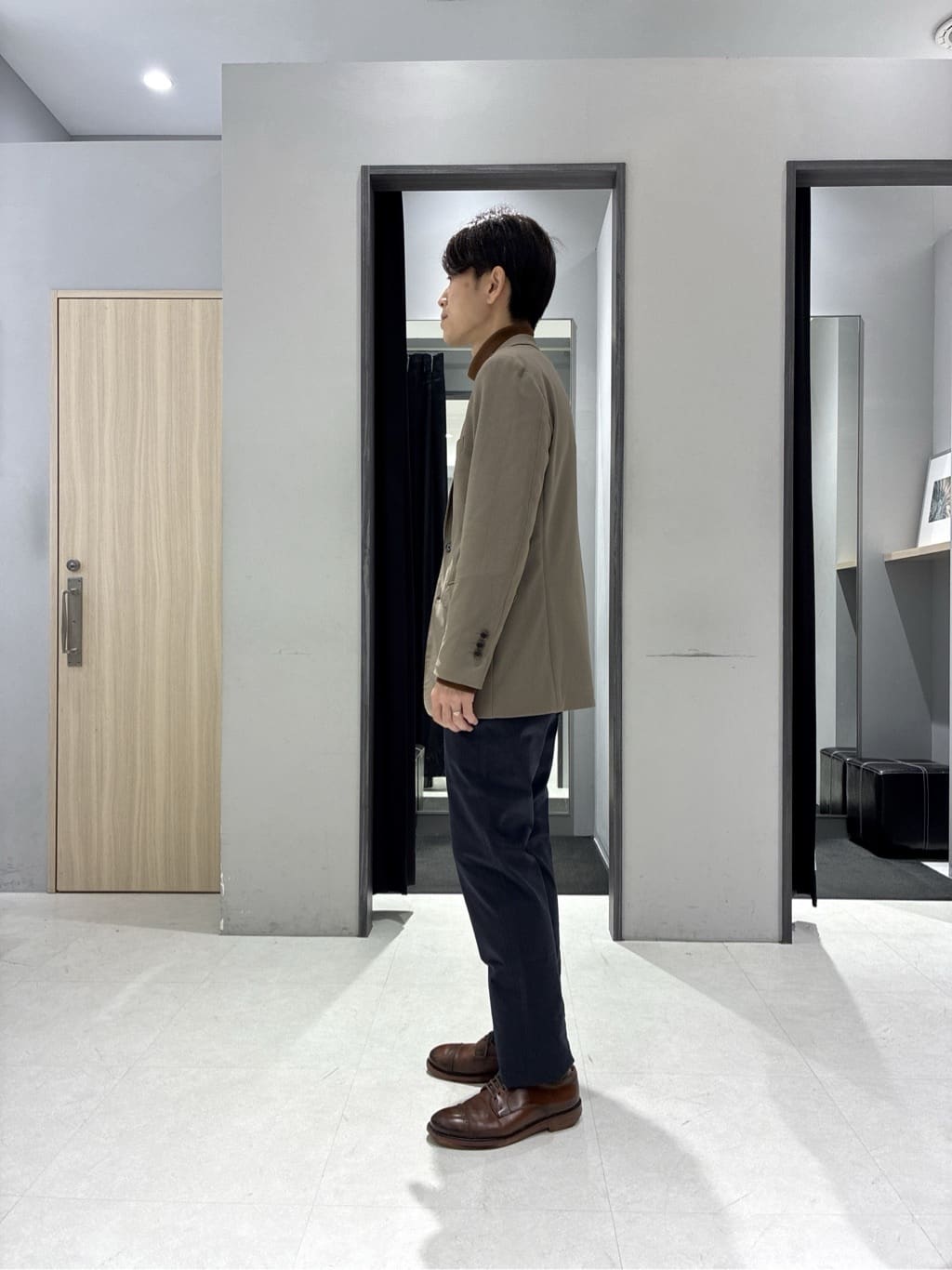 わいずみさんの「TAKEO KIKUCHI｜【None Of Stress】ストレッチ ダウンブルゾン」を使ったコーディネート