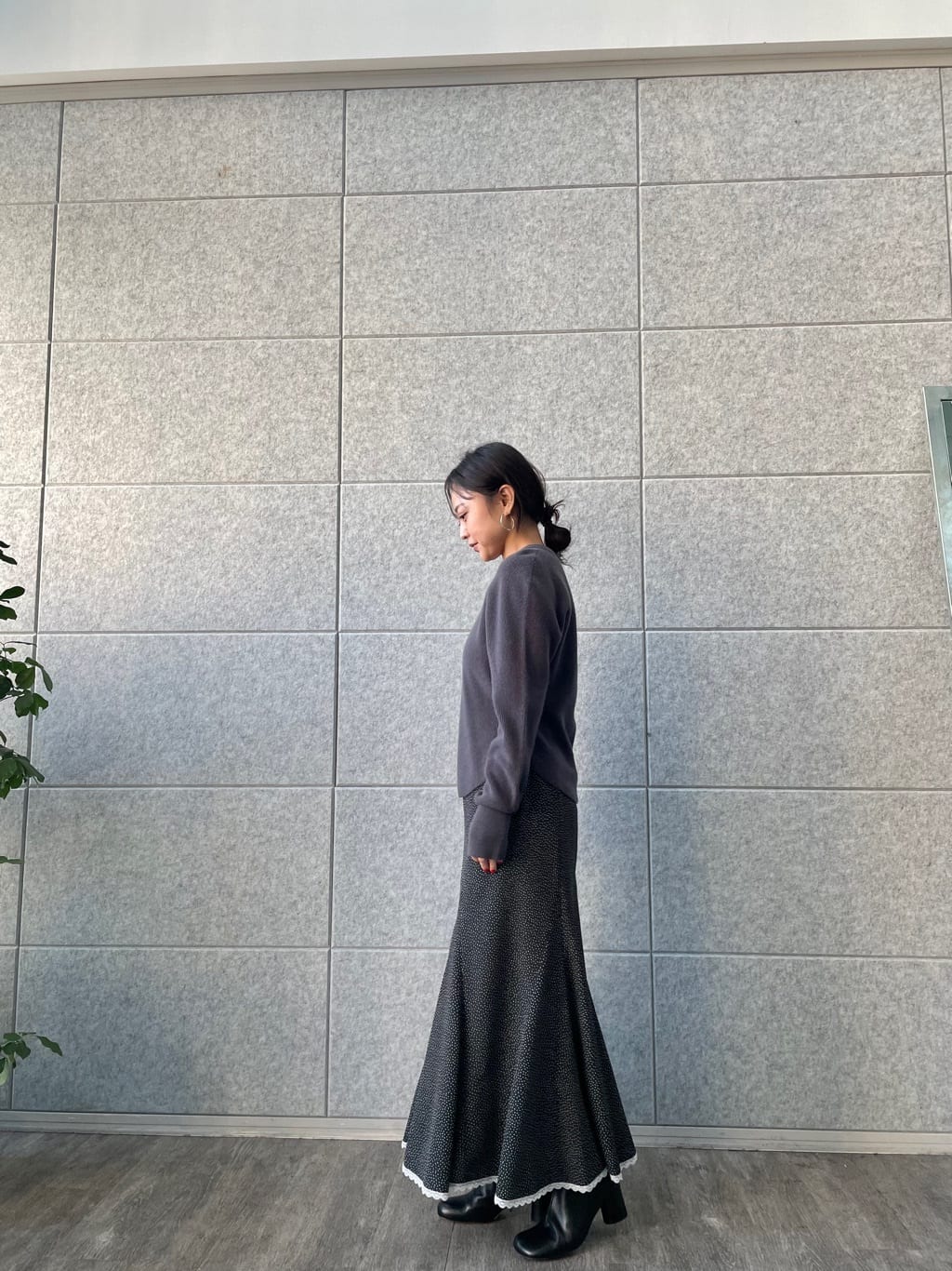 kanakoさんの「CODE A｜bold form knit pullover」を使ったコーディネート