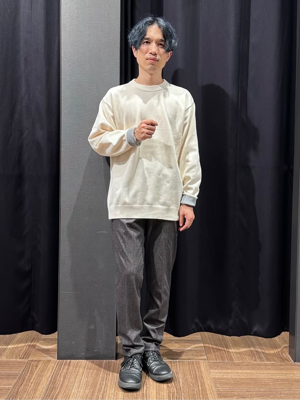 tomoyaさんの「THE SHOP TK｜【触れるたびに心地良い】ライトモールニット　洗濯機OK/ユニセックスでおすすめ！」を使ったコーディネート