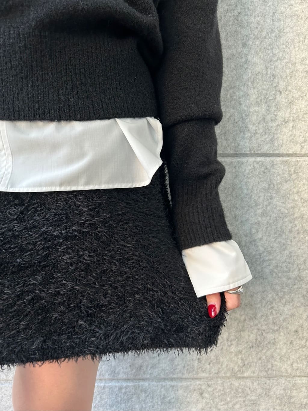 honoka Aさんの「CODE A｜M cloudy over V pullover」を使ったコーディネート