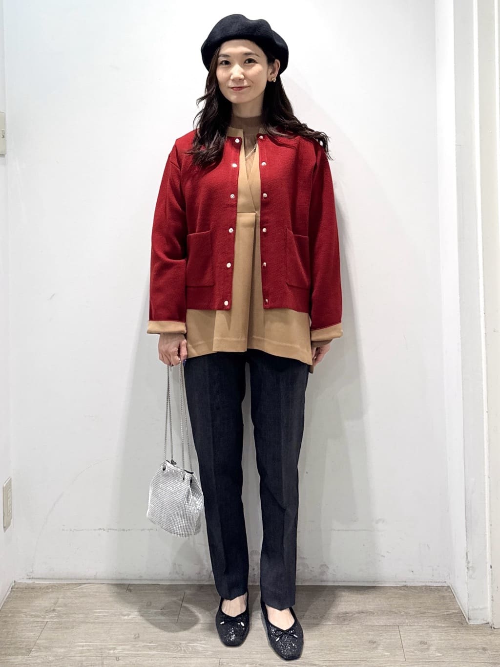 yuicciさんの「OPAQUE.CLIP｜《SS-LLサイズ》ハイストレッチイージースティックパンツ【洗濯機洗い可】」を使ったコーディネート