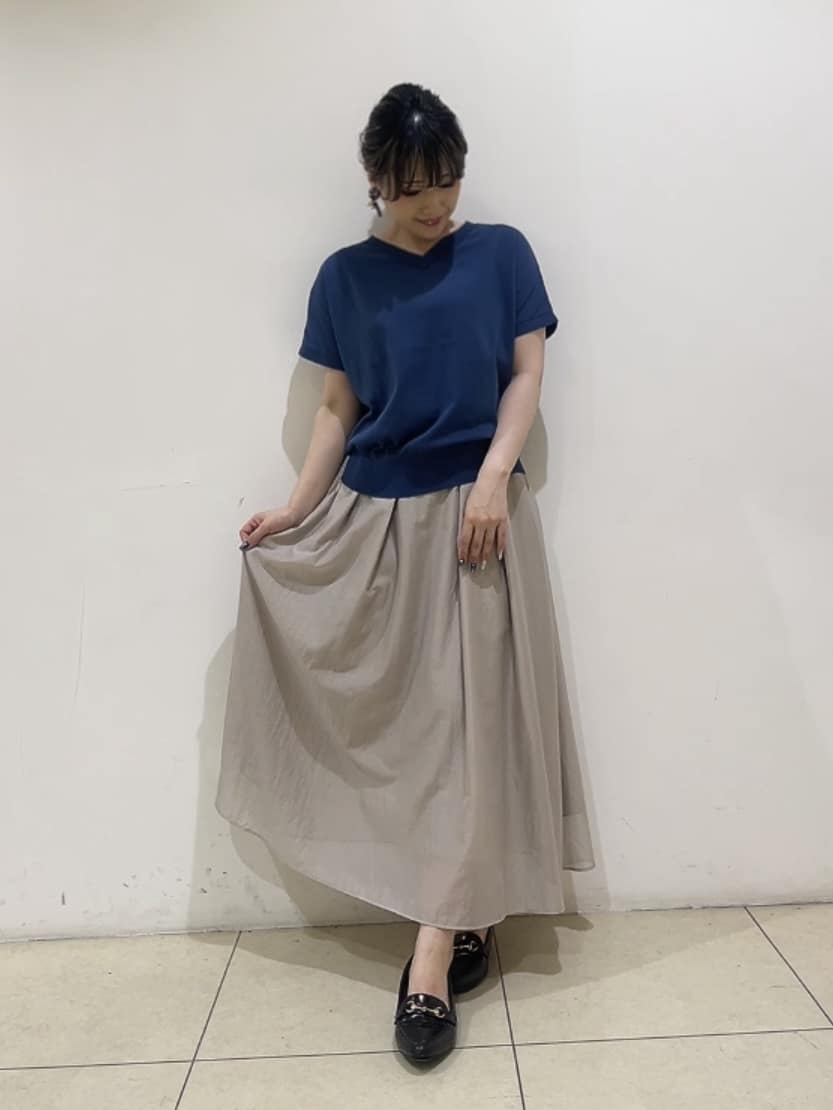 watanabeさんの「UNTITLED｜【洗える/前後2WAY】ネックプルオーバーニット」を使ったコーディネート