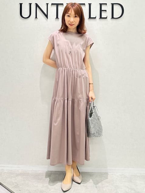Miwaさんの「UNTITLED｜【追加】ライトダブルリングネックレス」を使ったコーディネート