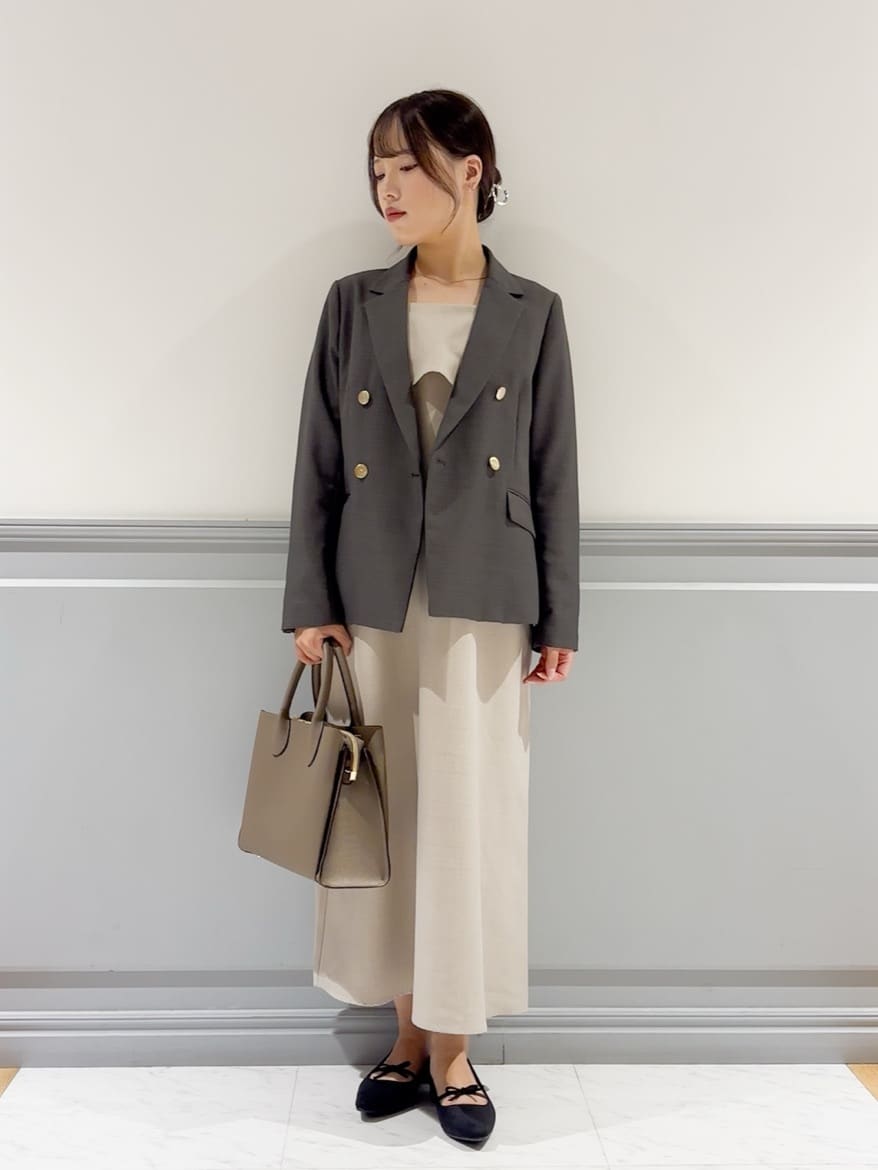 chihaさんの「grove｜【カセット服】ダブルブレストテーラードジャケット」を使ったコーディネート