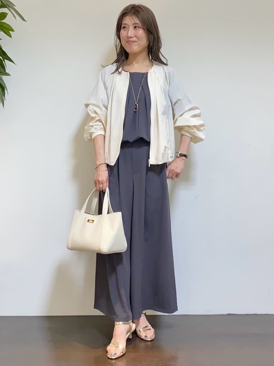 tomoさんの「UNTITLED｜ライトダブルリングネックレス」を使ったコーディネート