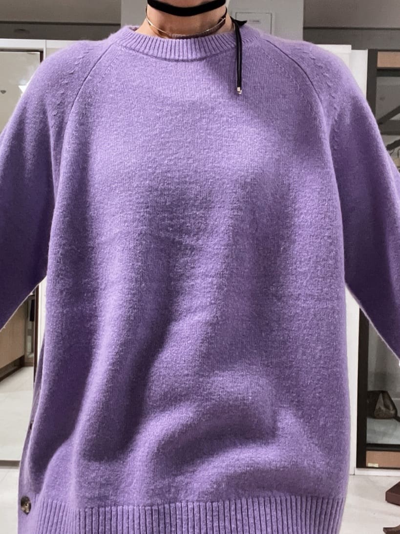 IWAMOさんの「UNTITLED｜【重ね着もおすすめ/洗える】ウールカシミヤ クルーネックニット」を使ったコーディネート