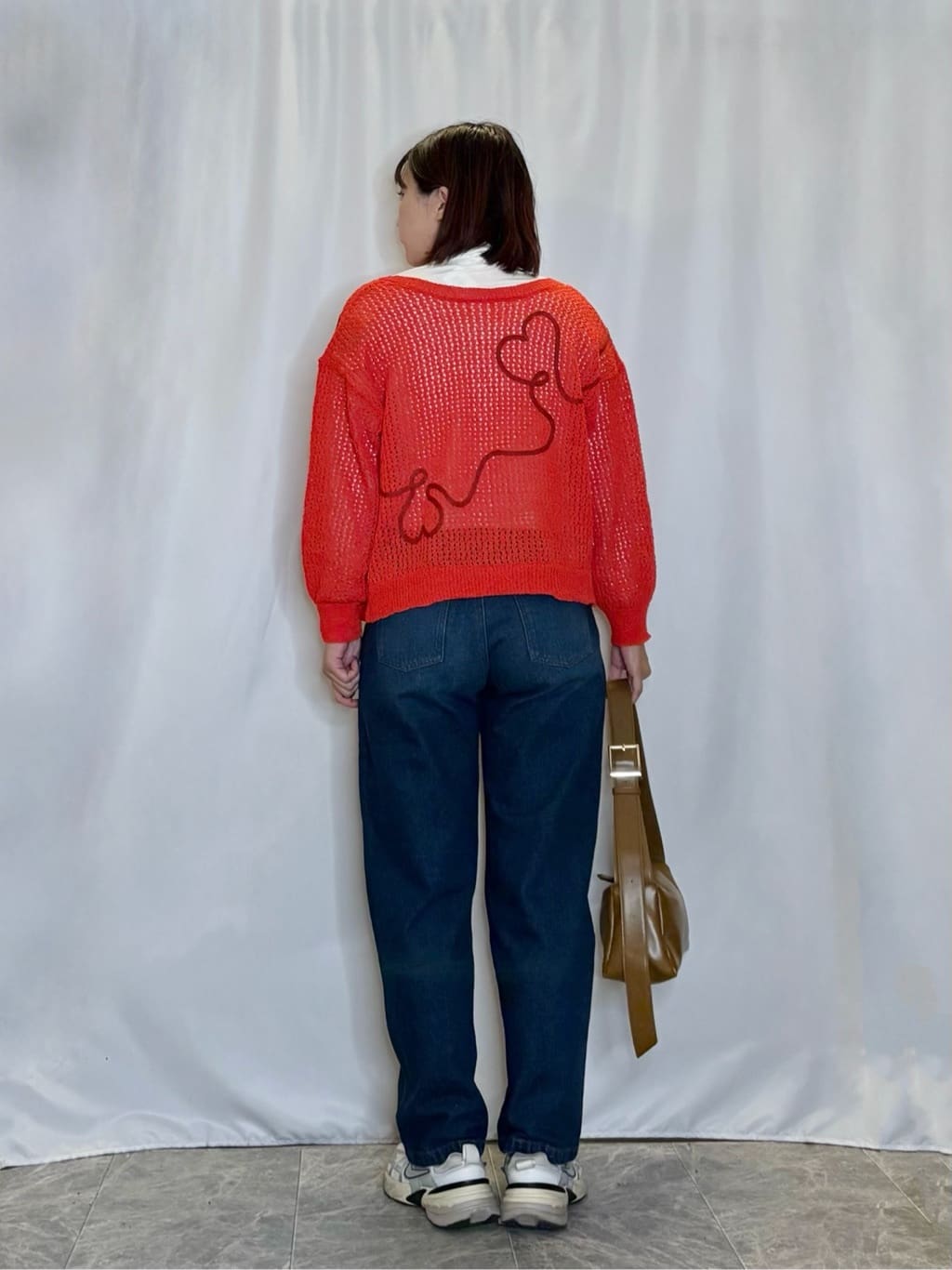 ネリさんの「SHOO･LA･RUE｜コード刺繍アソートメッシュカーディガン」を使ったコーディネート