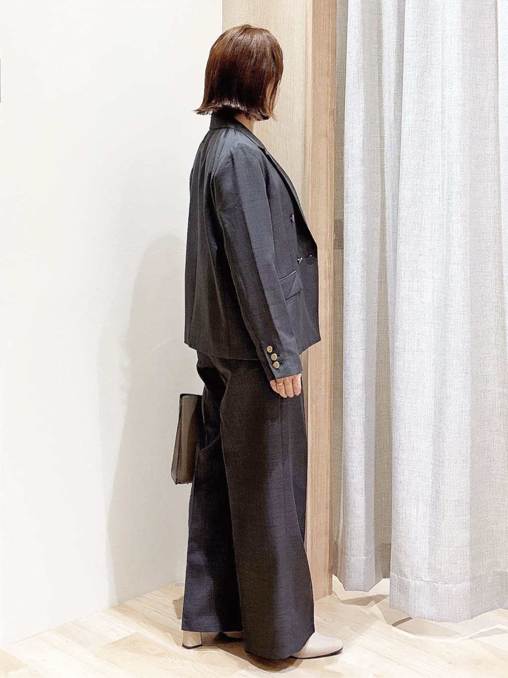 MIYUさんの「grove｜【カセット服】洗えるストレートワイドパンツ」を使ったコーディネート