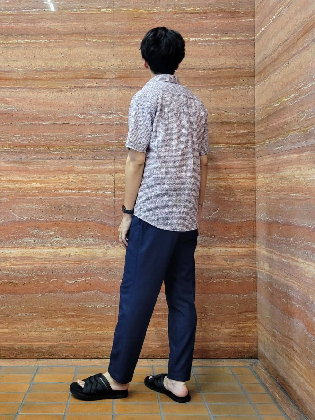 piroyaさんの「TAKEO KIKUCHI｜【抗菌防臭／5サイズ展開】ハイゲージポンチ Tシャツ」を使ったコーディネート