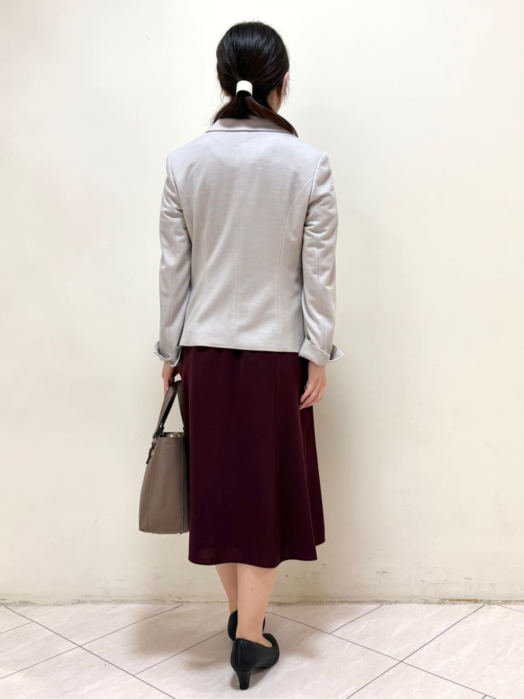 mikiさんの「Reflect｜【選べる7色◎／手洗い可／二の腕カバー】半袖ニット」を使ったコーディネート