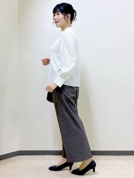  beni_gingerさんの「Reflect｜【SS-4Lサイズ】ドットプリントブラウス」を使ったコーディネート