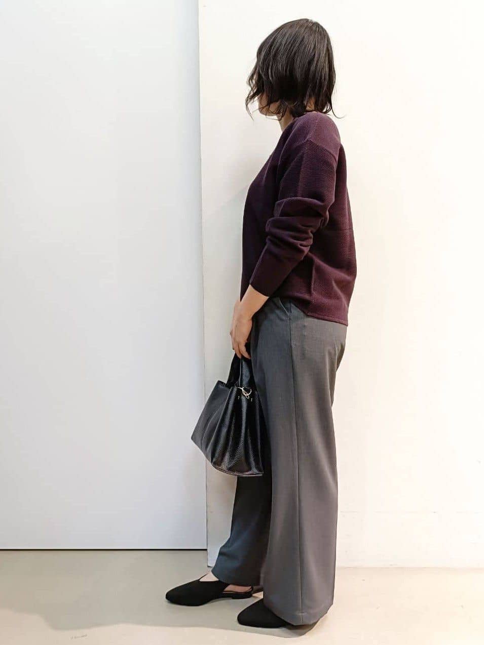 あんさんの「THE SHOP TK｜【S-XLサイズ/選べる7色】どこから見ても美しい ガーターニット/毛玉になりにくい/洗濯機OK」を使ったコーディネート