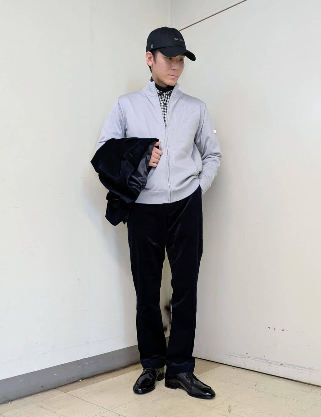 ryoさんの「TAKEO KIKUCHI｜【Sサイズ～】ストレッチコーデュロイ ジャケット」を使ったコーディネート