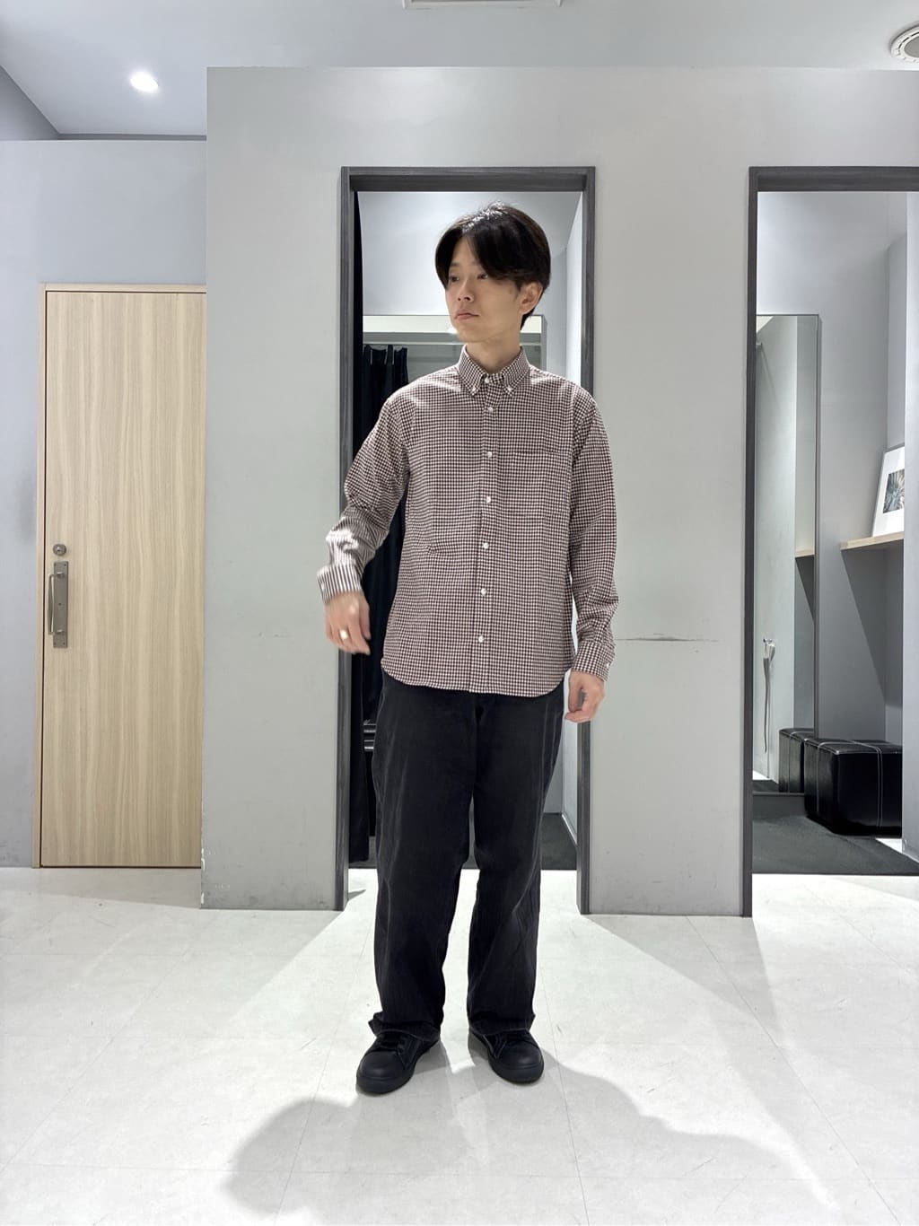 わいずみさんの「TAKEO KIKUCHI｜【None Of Stress】ストレッチ ダウンブルゾン」を使ったコーディネート