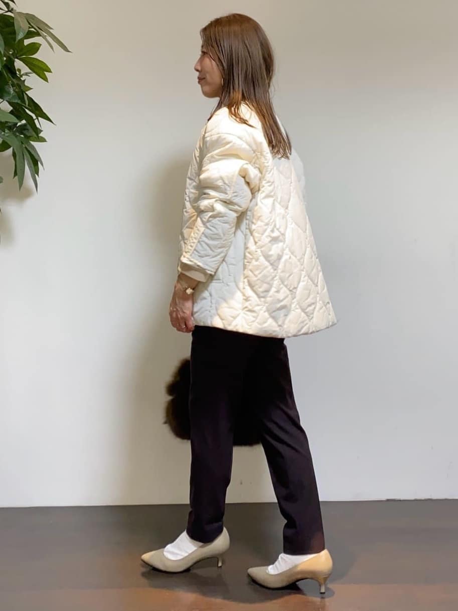 tomoさんの「UNTITLED｜【洗える】モックネックミラノリブニット」を使ったコーディネート