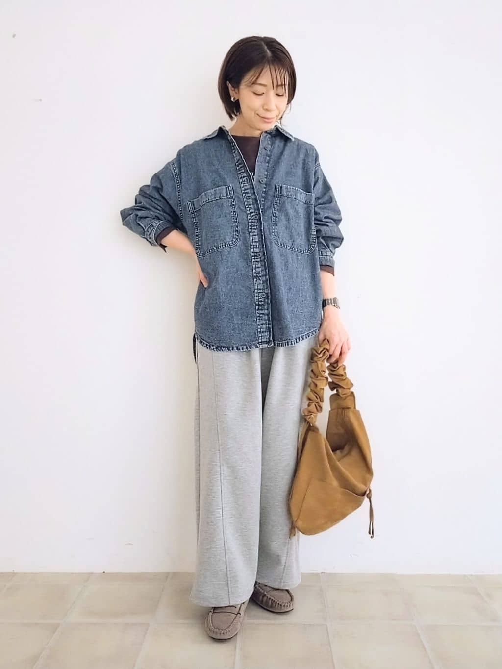 miomioさんの「SHOO･LA･RUE｜モカシンローファー」を使ったコーディネート
