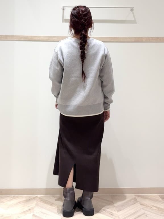 nanaさんの「SHOO･LA･RUE｜ニットレースアップブーツ」を使ったコーディネート