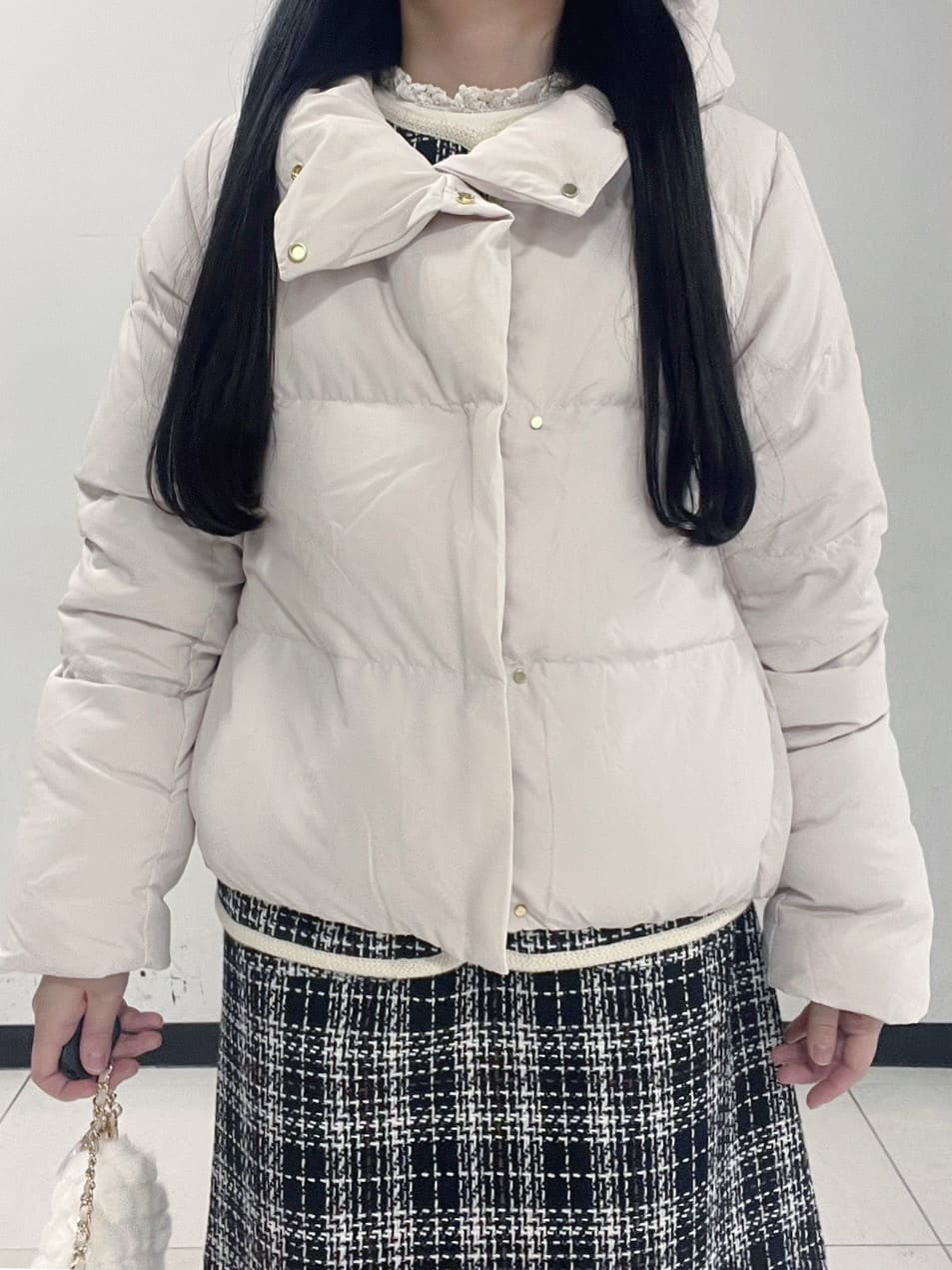 Hitomiさんの「index｜KAWADAダウンショートコート【撥水／洗濯機OK／静電気防止裏地】《XS～LL》」を使ったコーディネート