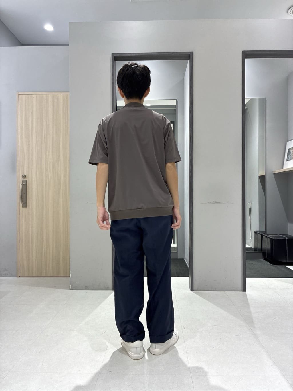 わいずみさんの「TAKEO KIKUCHI｜ボーラーハット柄 長袖シャツ」を使ったコーディネート