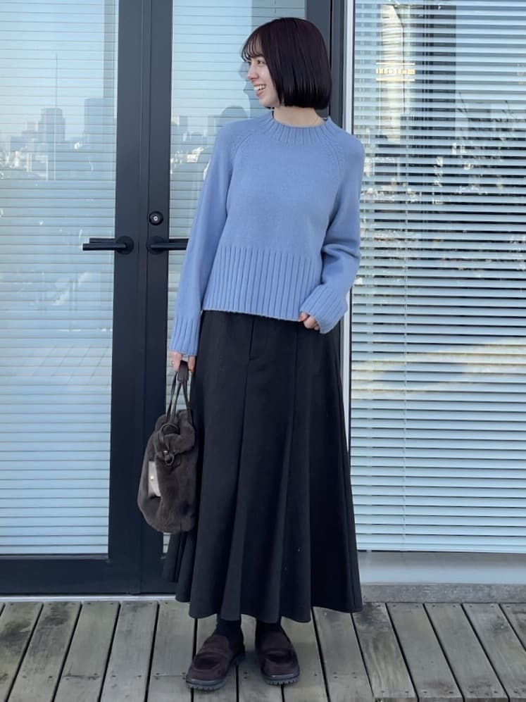 NATSUMIさんの「grove｜フェイクムートンボアジャケット」を使ったコーディネート