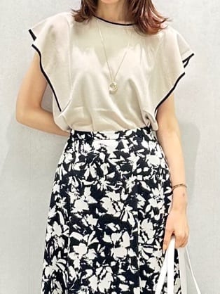 Miwaさんの「UNTITLED｜バイカラーメガネストラップ」を使ったコーディネート