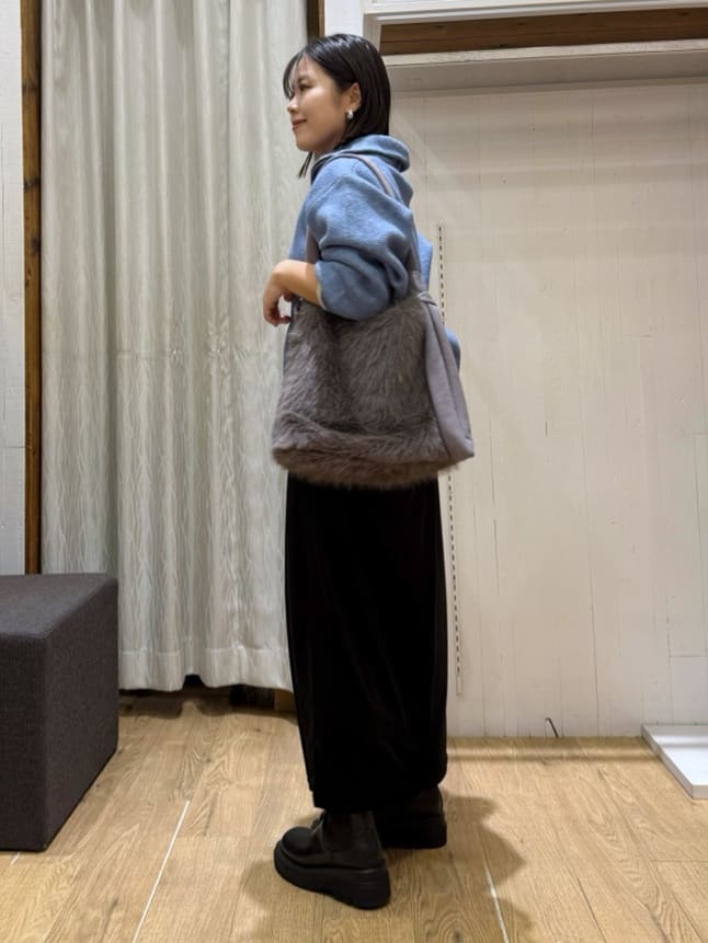 chさんの「THE SHOP TK｜【洗える】ほど良くラフで女性らしい ハーフZIPニット」を使ったコーディネート