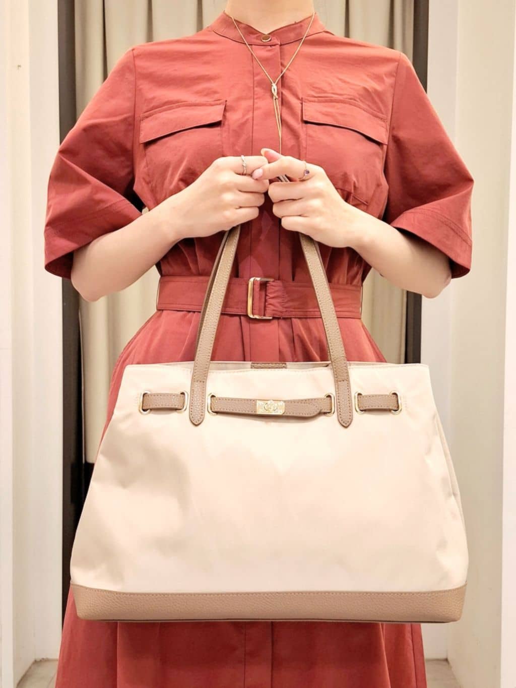 なーちゃんさんの「grove｜【人間工学】つつまれフィットバレエシューズ （抗菌防臭加工裏地使用）」を使ったコーディネート