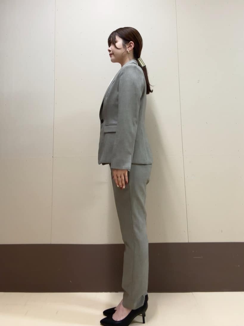 Atsumiさんの「UNTITLED｜【洗える/お仕事スーツ】ドライメランジ テーラードジャケット」を使ったコーディネート