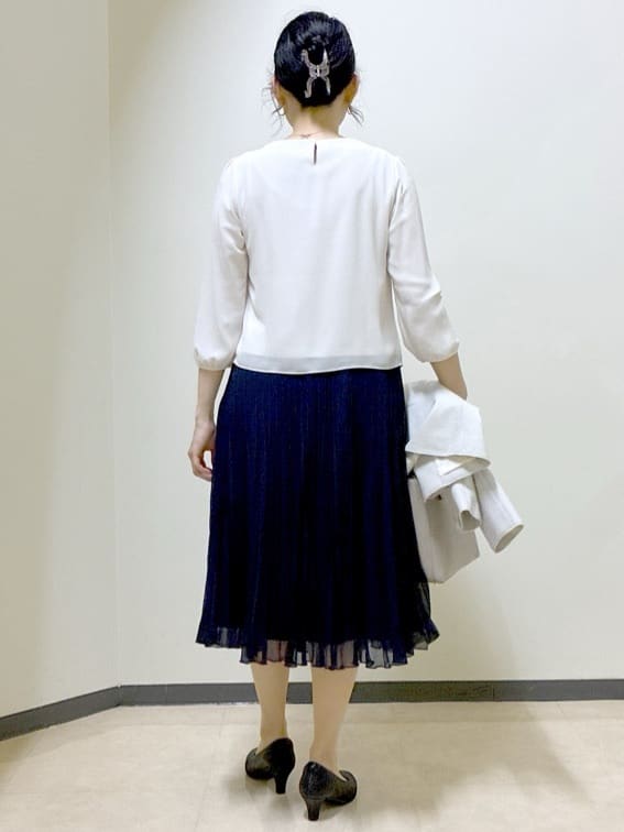  beni_gingerさんの「Reflect｜【SS-4Lサイズ】ピンタック&times;スカラレースブラウス」を使ったコーディネート