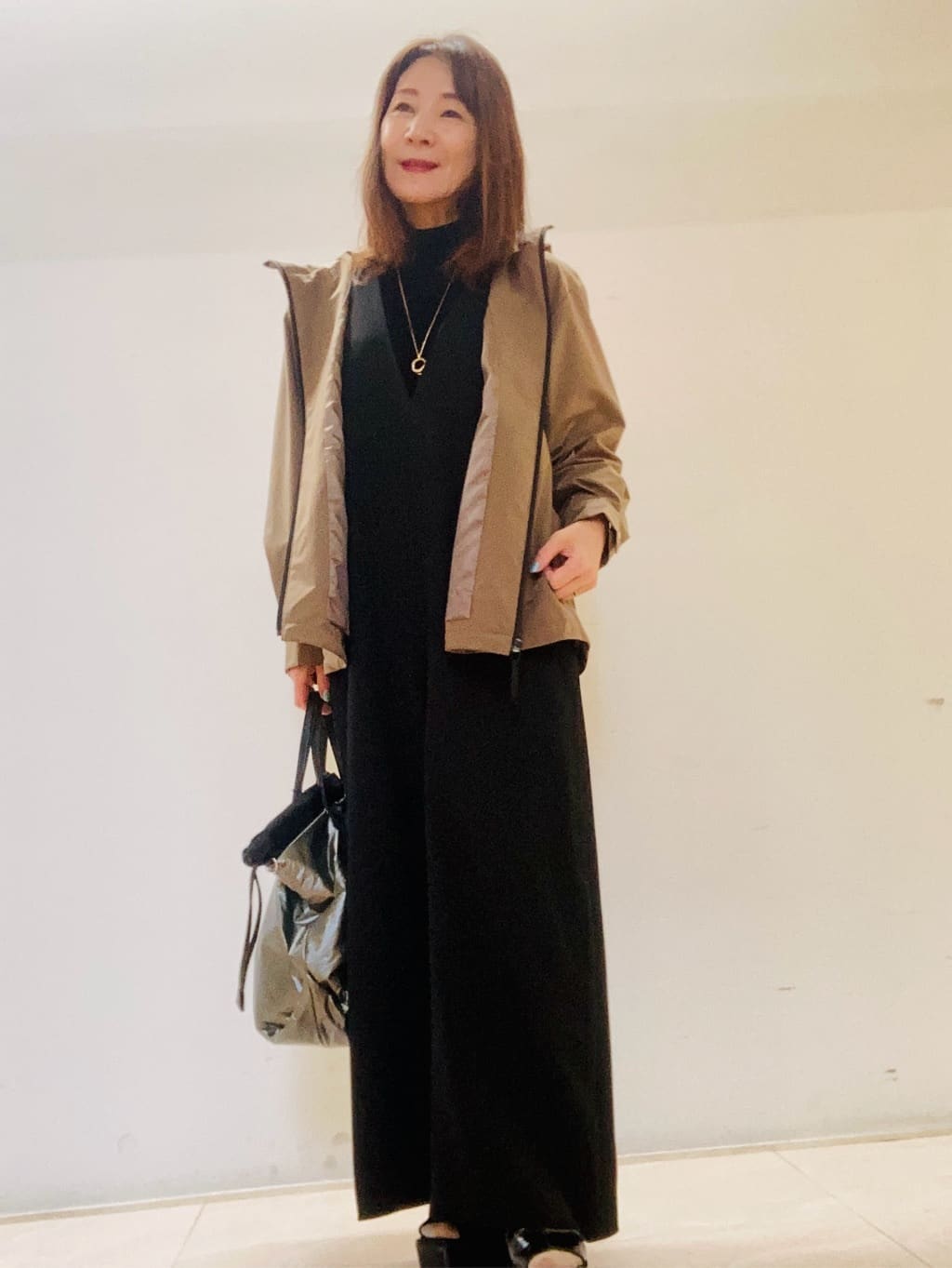kurodaさんの「Reflect｜【すっきり縦長シルエット】サロペットパンツ」を使ったコーディネート
