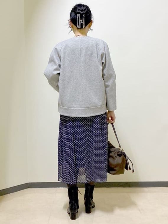  beni_gingerさんの「Reflect｜【選べる8色／スカートにもパンツにも◎】ウール混ボートネックニット」を使ったコーディネート