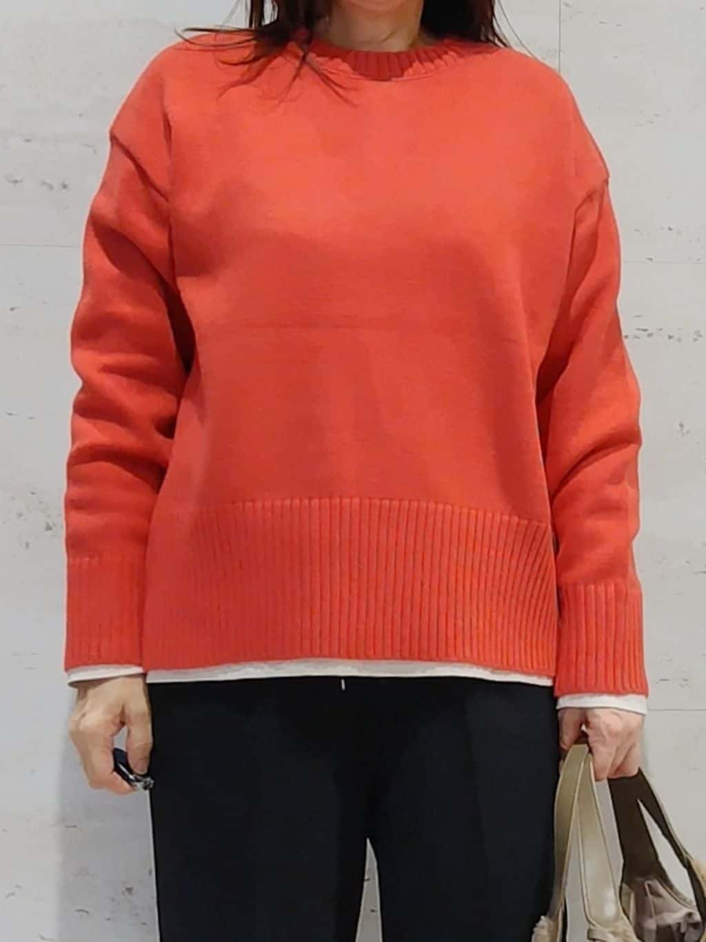 よしみさんの「OPAQUE.CLIP｜ロングロゴTシャツ【洗濯機OK】」を使ったコーディネート