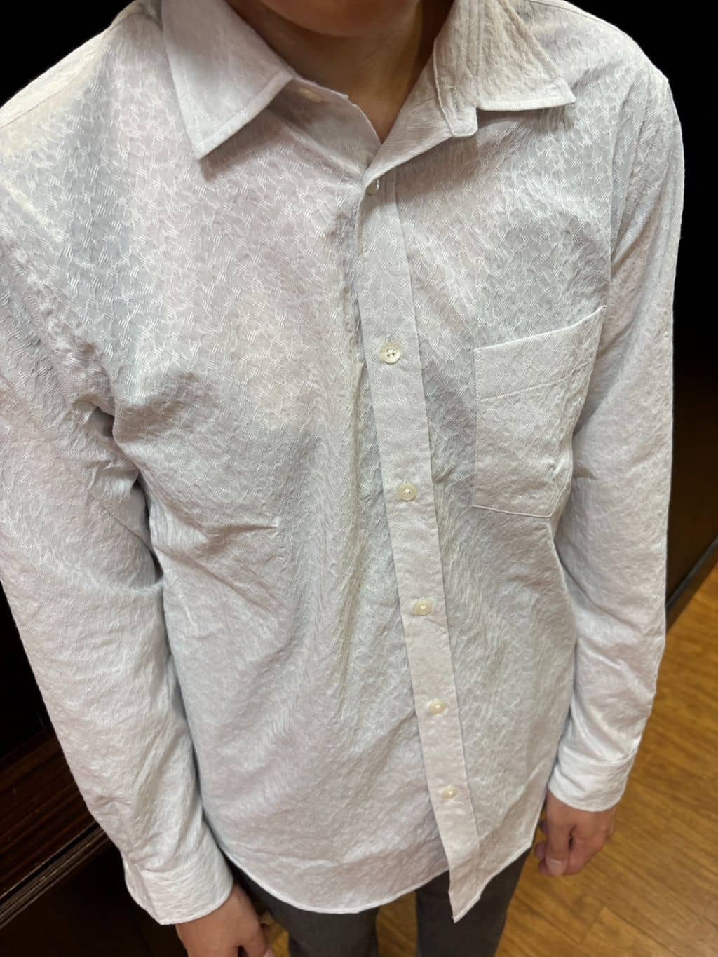 moritaさんの「TAKEO KIKUCHI｜ニットライク プルオーバー」を使ったコーディネート