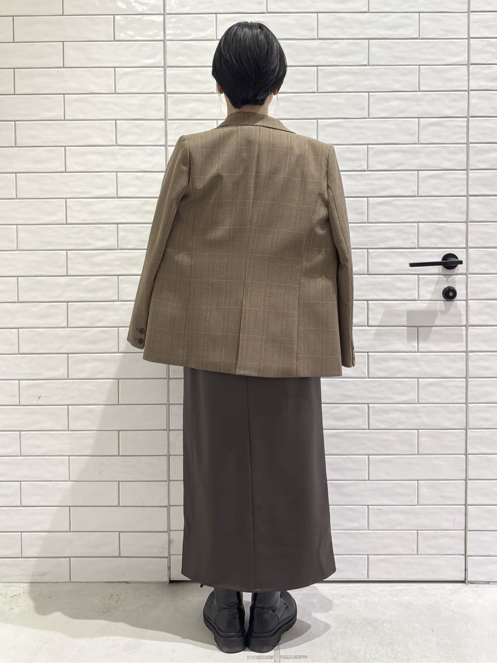 ayumiさんの「OPAQUE.CLIP｜ポケット刺繍レギュラーカラーシャツ【洗濯機OK】」を使ったコーディネート