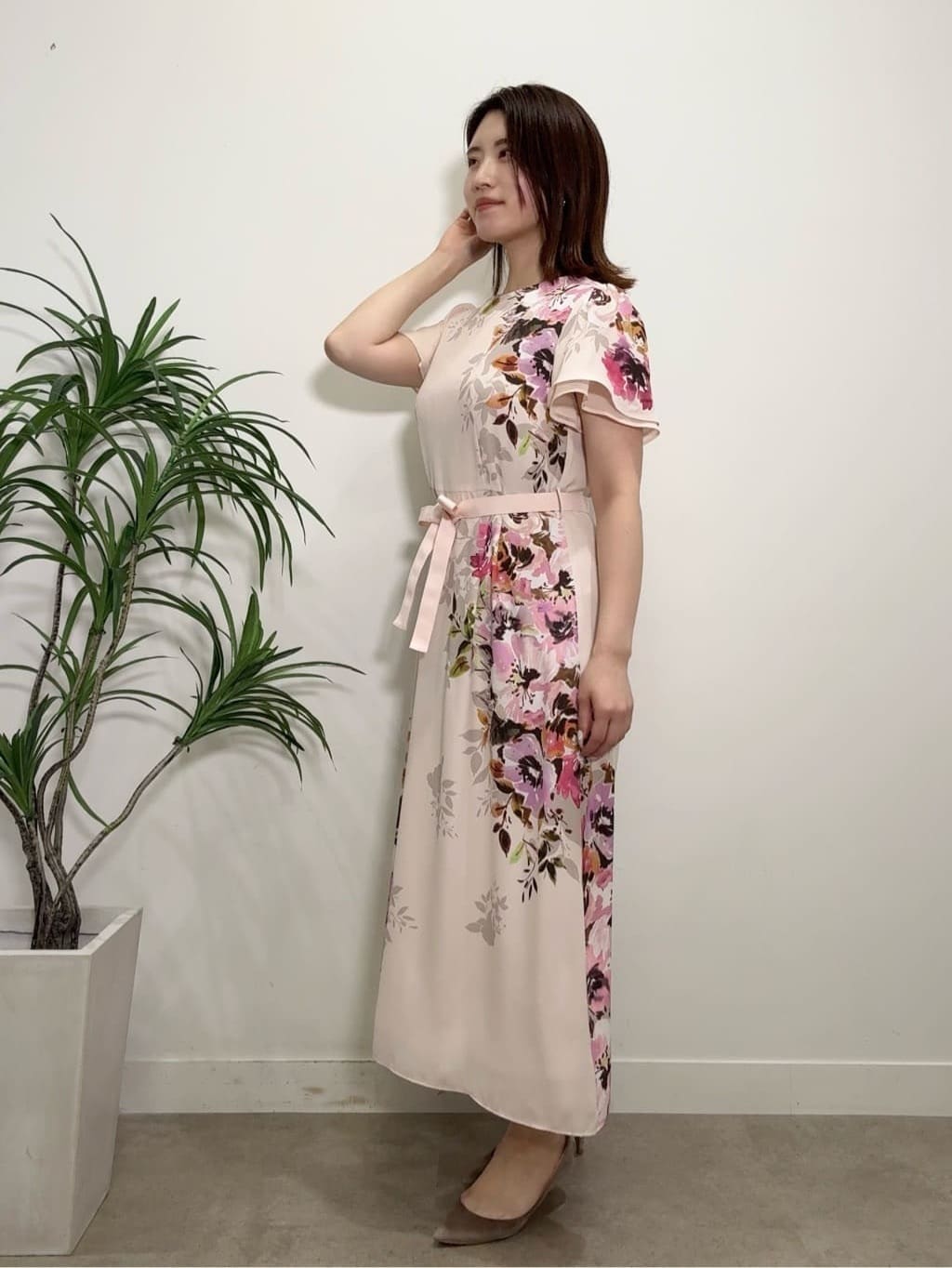 Suma Una本部スタッフさんの「SunaUna｜【&yours project】パネル柄ワンピース」を使ったコーディネート