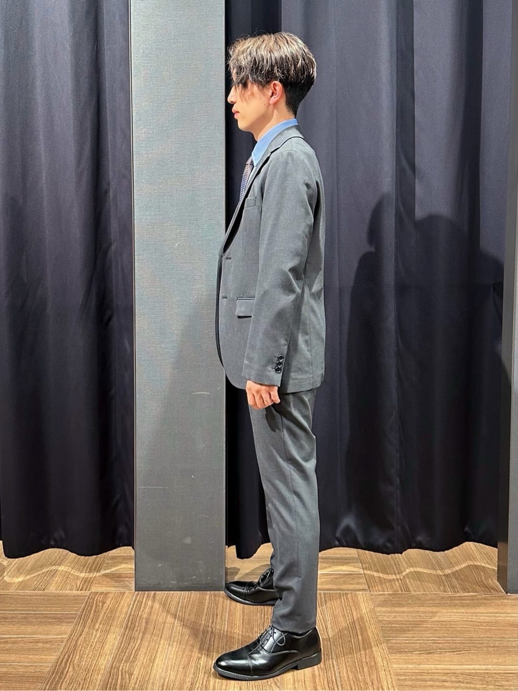 tomoyaさんの「THE SHOP TK｜カルゼジャケット 【洗濯機OK/セットアップ可】」を使ったコーディネート