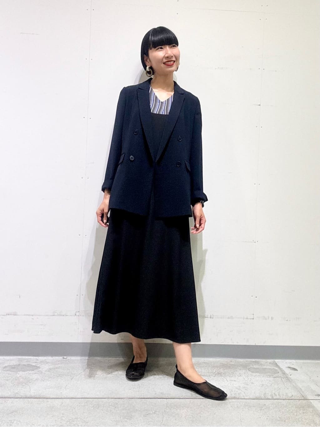 naoさんの「INDIVI｜【着る日傘／遮熱／UVケア】ダブルジャケット」を使ったコーディネート