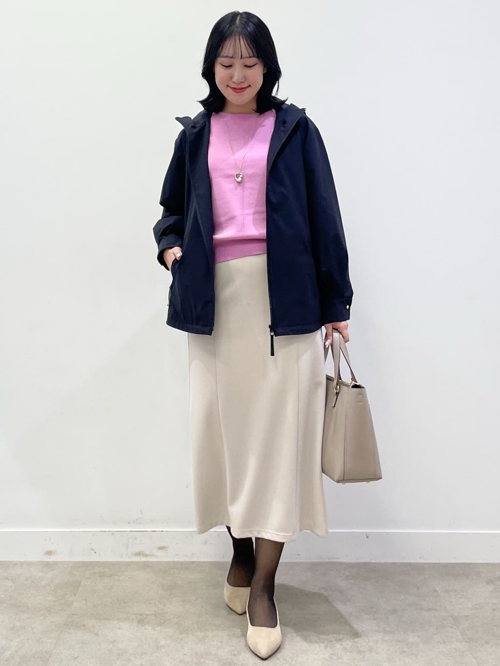 yukariさんの「Reflect｜【ライトアウター／キレイ見え／気軽な羽織に◎】スポーティライトアウター」を使ったコーディネート