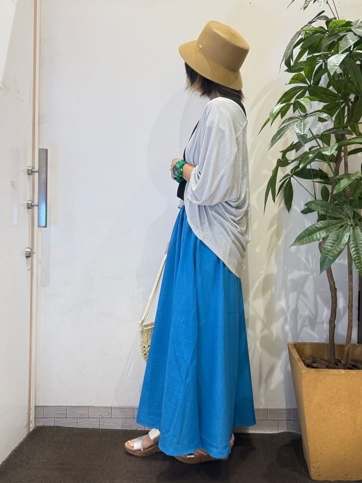 misakiさんの「SHOO･LA･RUE｜【UV/さらさらタッチ】女性らしさ漂う 5分袖ボレロカーディガン」を使ったコーディネート