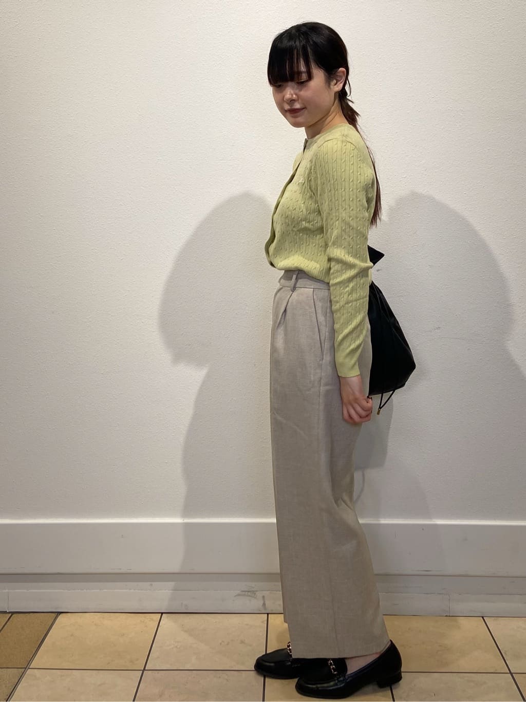 kimiさんの「index｜ワイドストレートパンツ／セットアップ対応可【洗濯機OK／イージーアイロン】」を使ったコーディネート