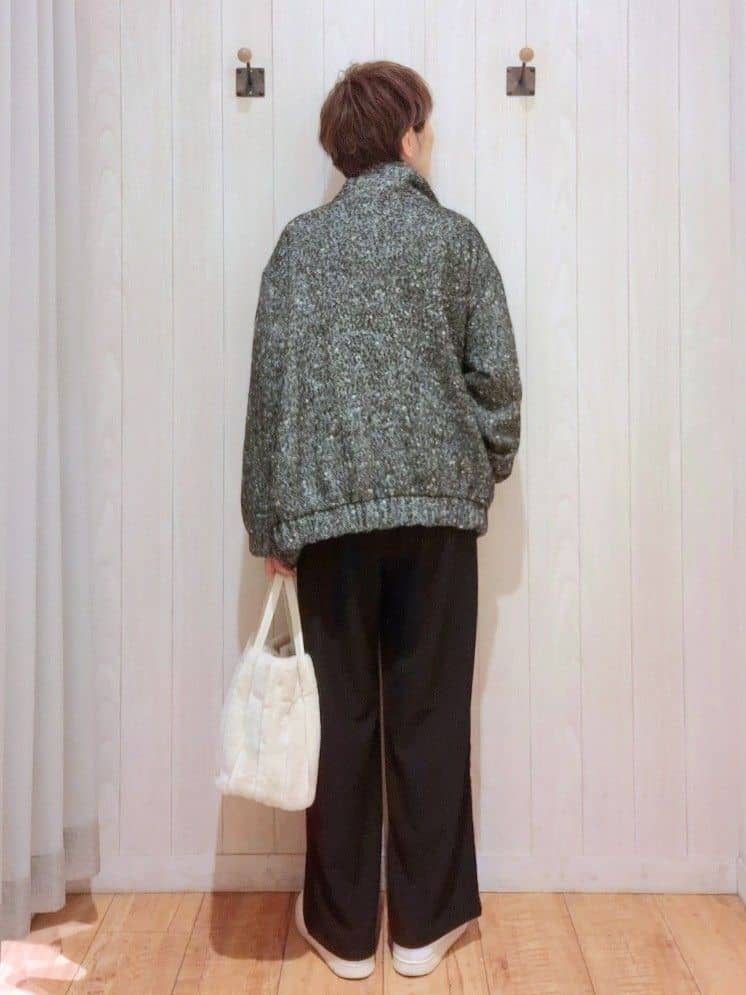 Ribさんの「SHOO･LA･RUE｜【高レビュー/2WAY】きれい見えで上品な ストライプファートートバッグ」を使ったコーディネート