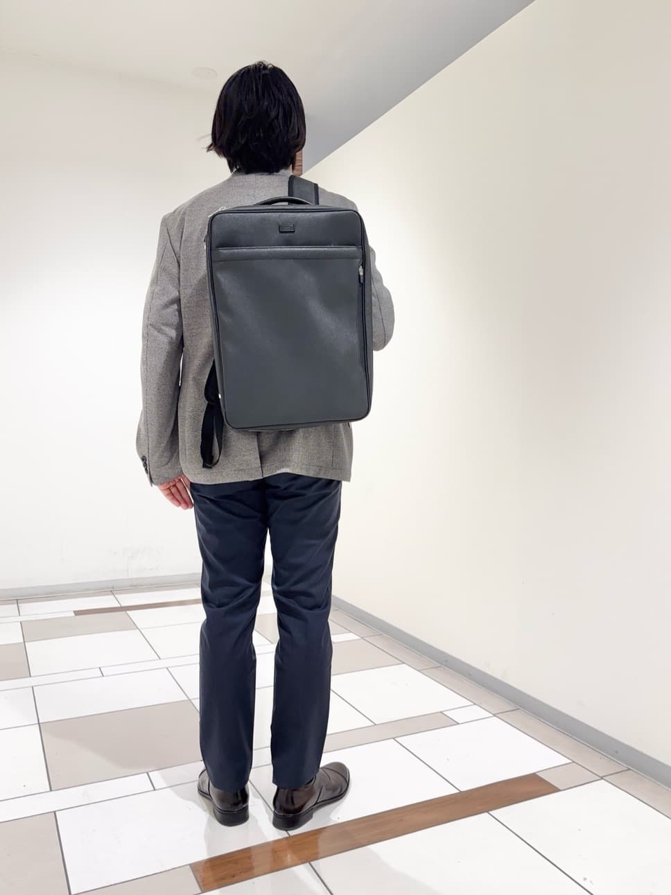 及川さんの「TAKEO KIKUCHI｜ピンジャージ 千鳥 ジャケット」を使ったコーディネート