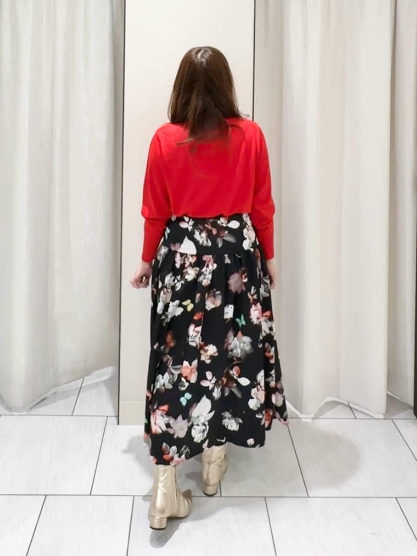 ʏᴜᴋɪᴋᴏさんの「UNTITLED｜【アンサンブル可/洗える】シルクウールカシミヤ ドルマンスリーブニット」を使ったコーディネート