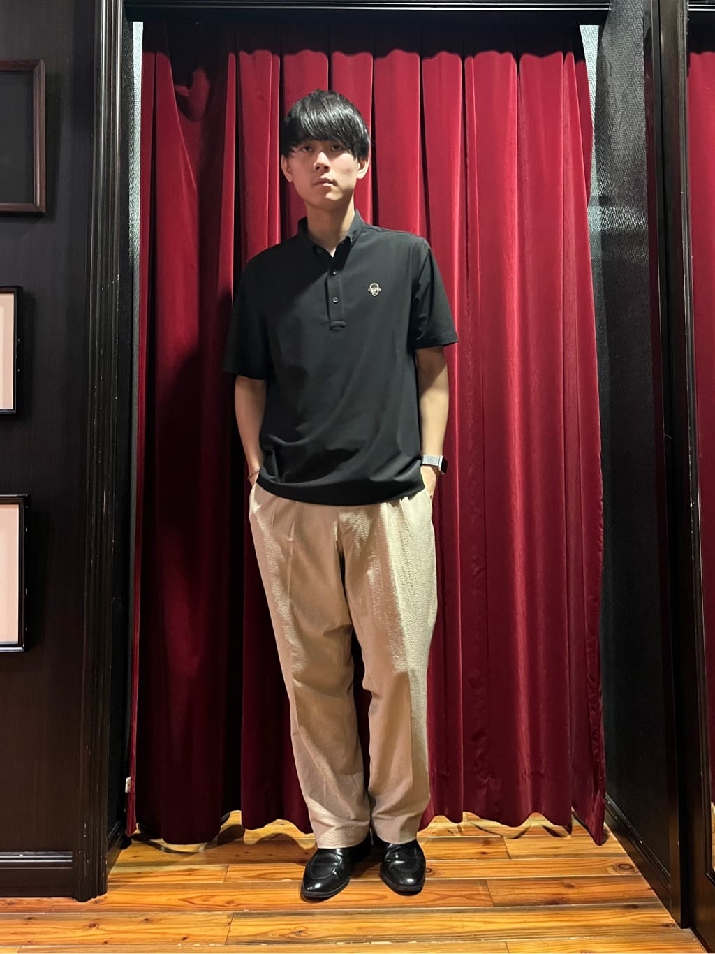 うっちーさんの「TAKEO KIKUCHI｜【COOL CITY WEAR】エアートール ポロシャツ /接触冷感・通気性」を使ったコーディネート