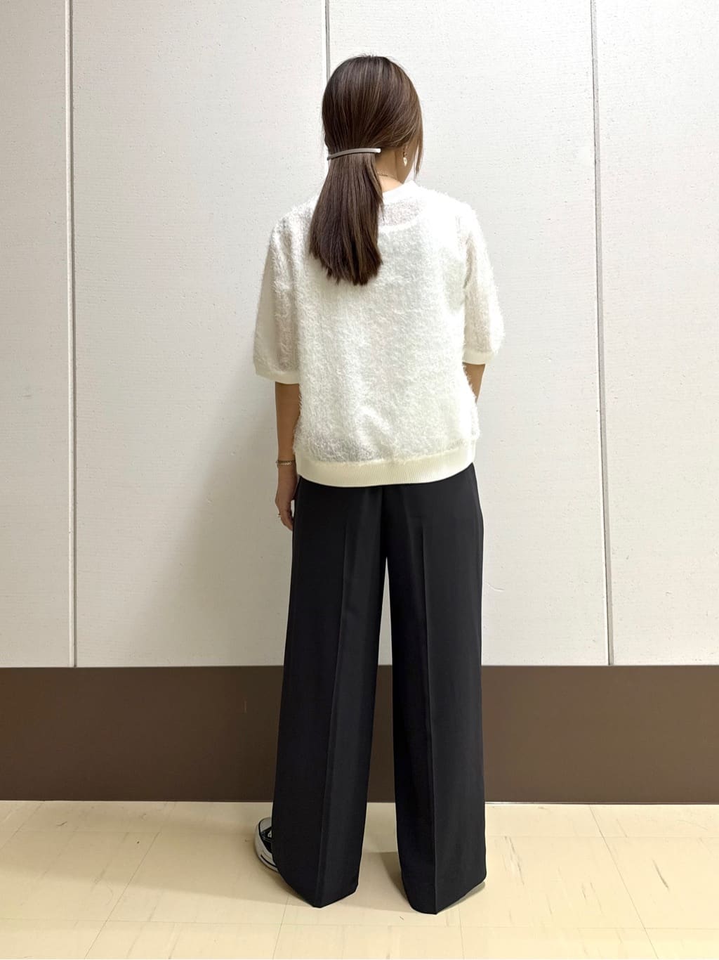 mamiさんの「INDIVI｜ヘアリージャカードトップス」を使ったコーディネート