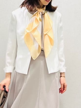 Miwaさんの「UNTITLED｜フープトップネックレス」を使ったコーディネート