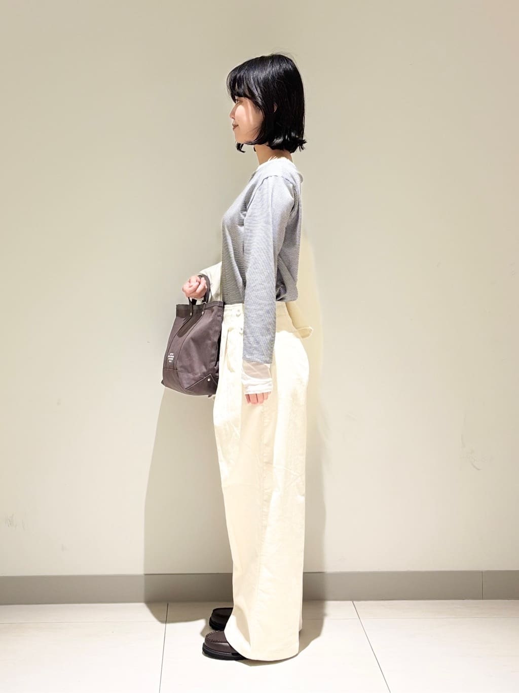 mayuさんの「Dessin｜【セットアップ可・洗える】マリンコーデュロイパンツ」を使ったコーディネート